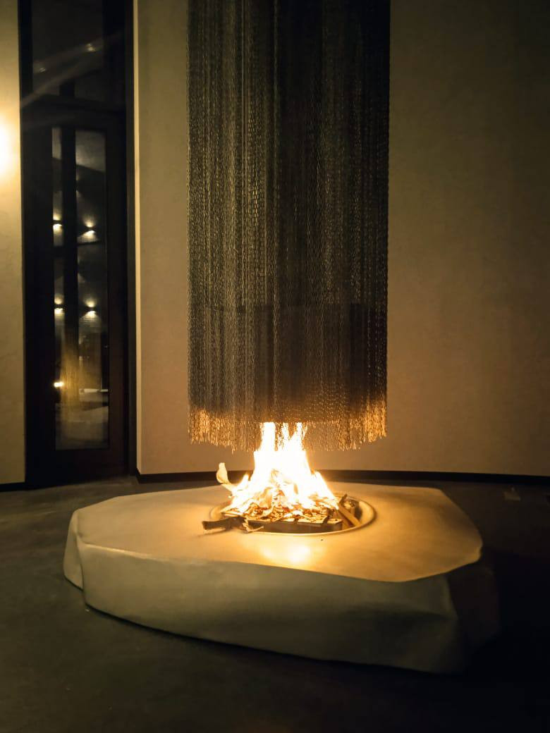 КАМИН из формованной стали