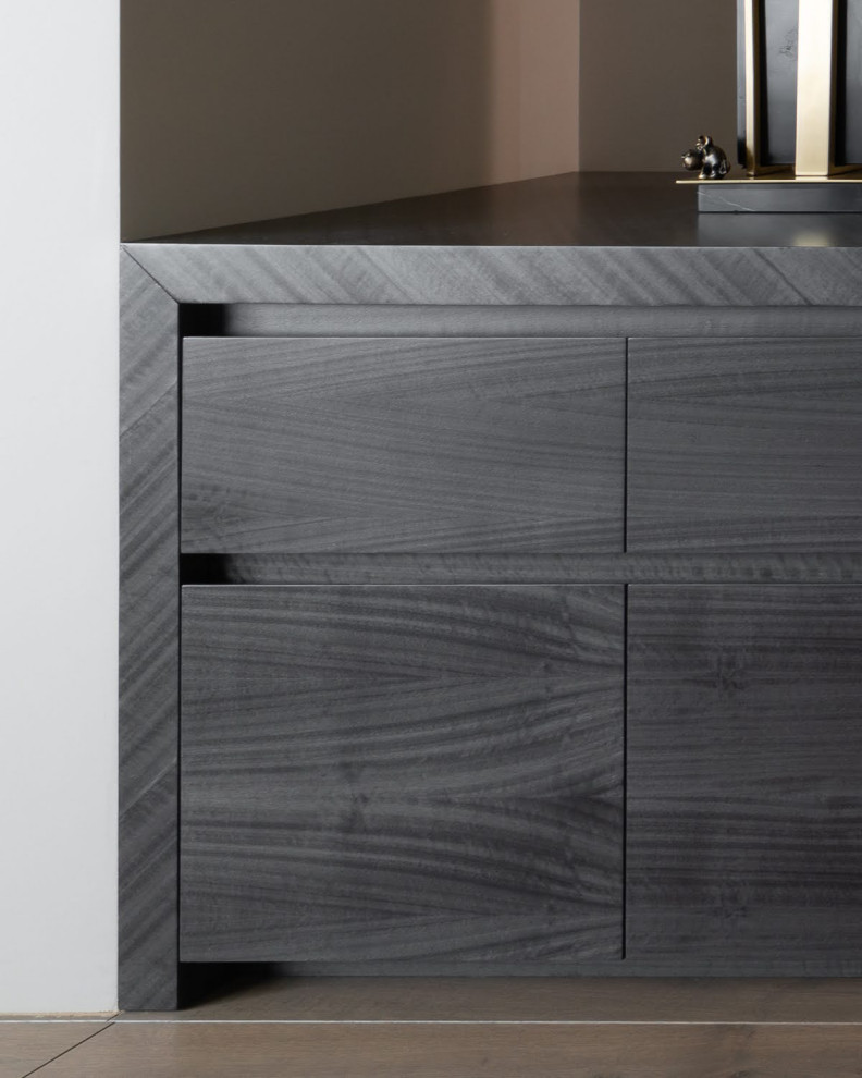 Брутальная спальня в загородном доме