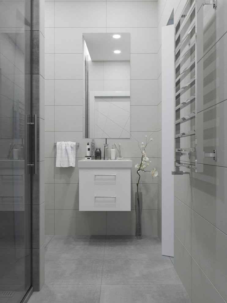 Интерьер таунхауса "50 оттенков серого"