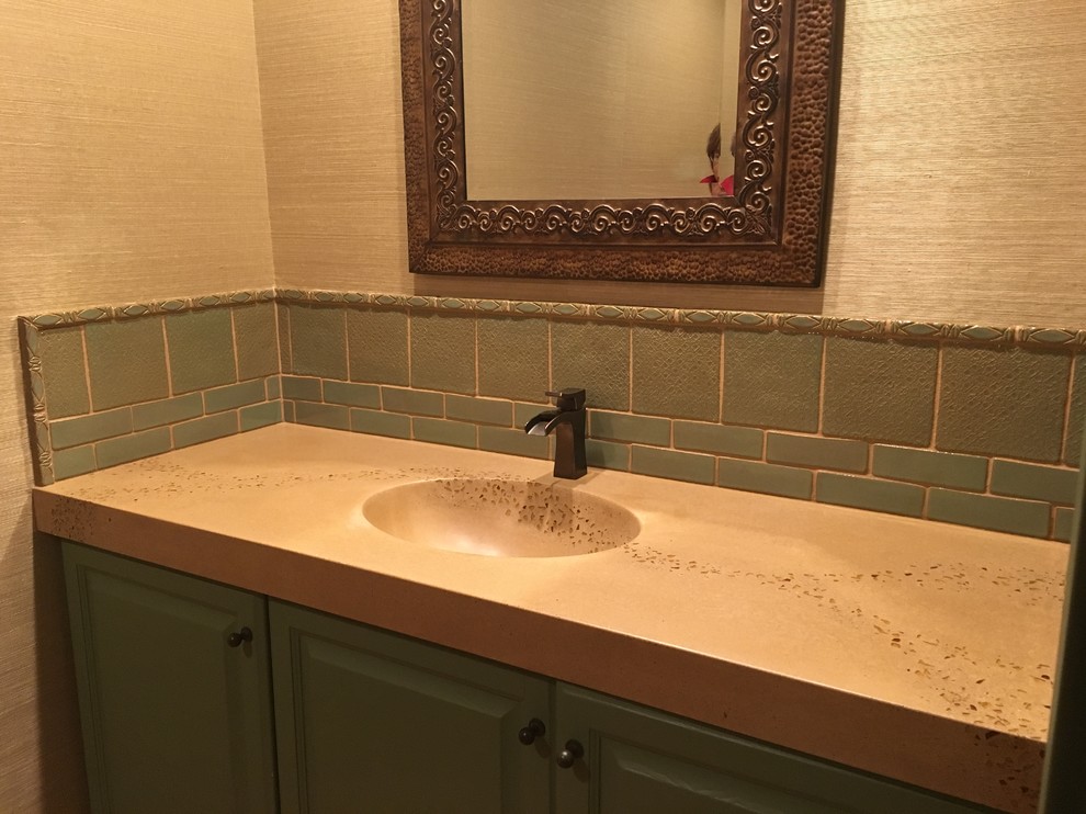 Custom Adobe Style Home Mediterranean Bathroom Sacramento by