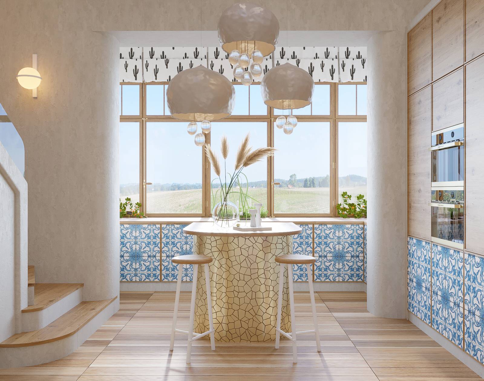 Кухня-столовая. Квартира в ЖК "Ангелово"