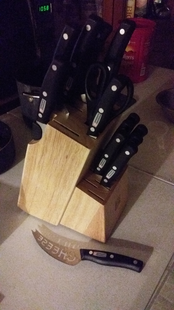 Miracle Blade 18 Piece Stainless Steel Knife Block Set & Reviews