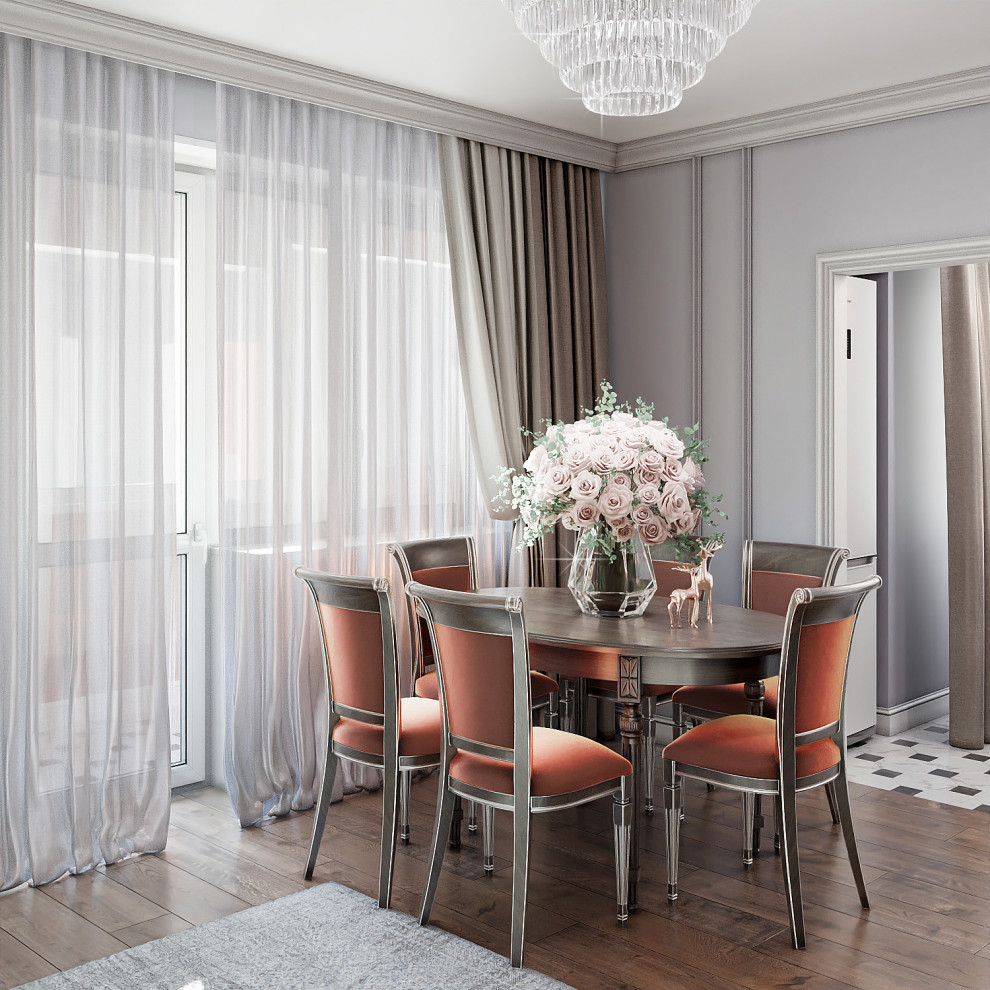 Проект квартиры в стиле современная классика