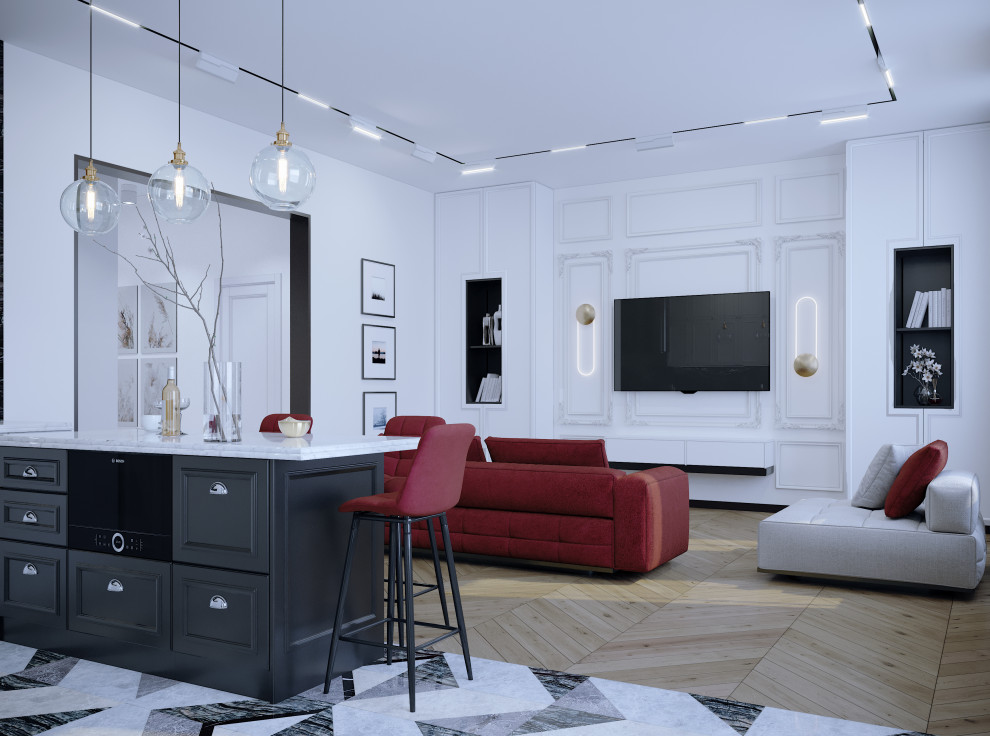 Дизайн-проект частной квартиры ЖК Династия.