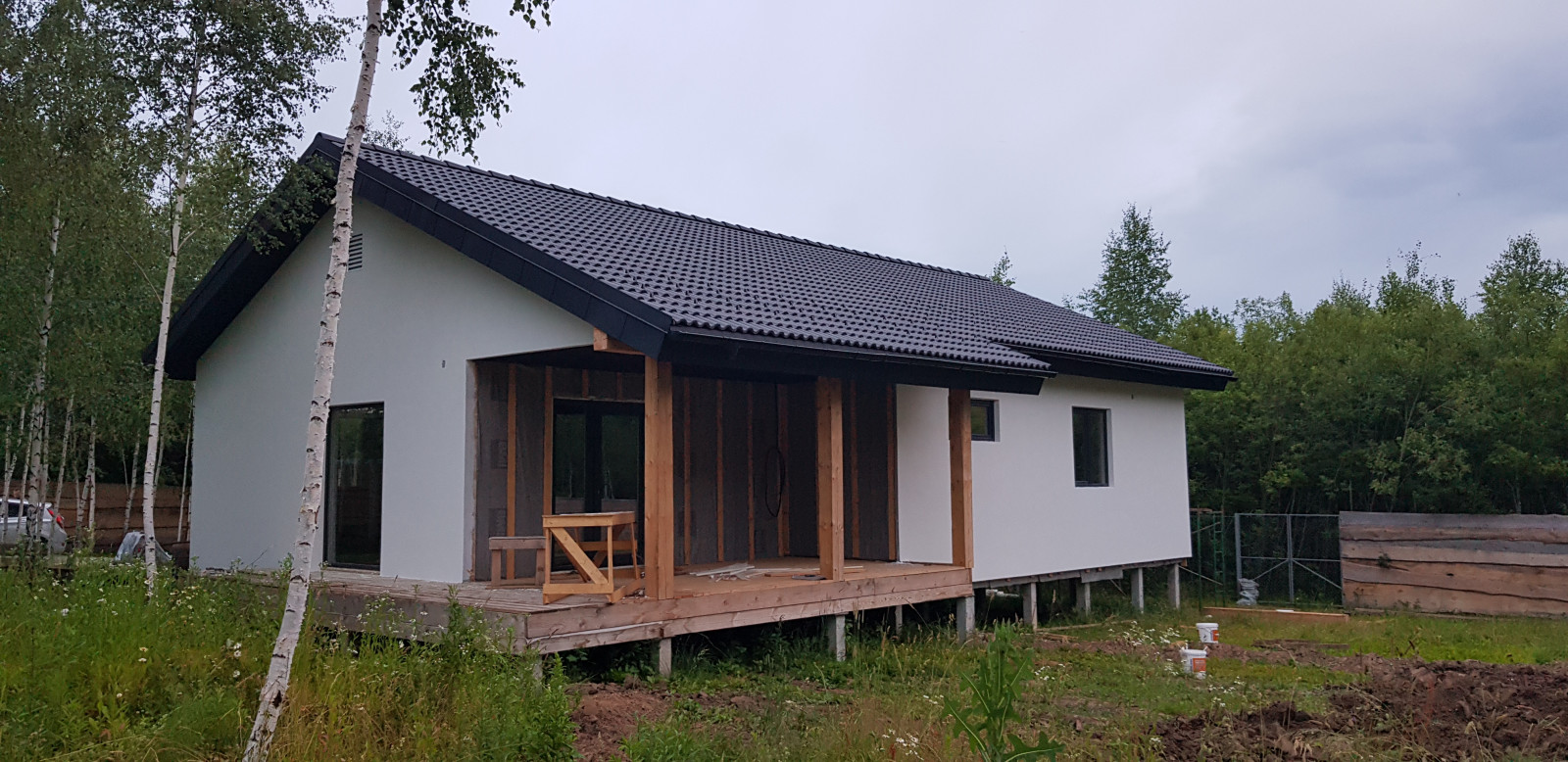 Каркасный дом в пригороде