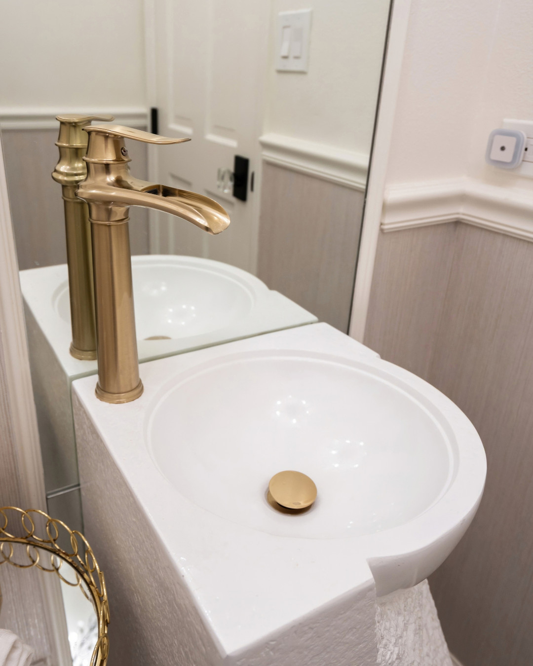 Luxury Powder Bathroom Renovation- Tampa