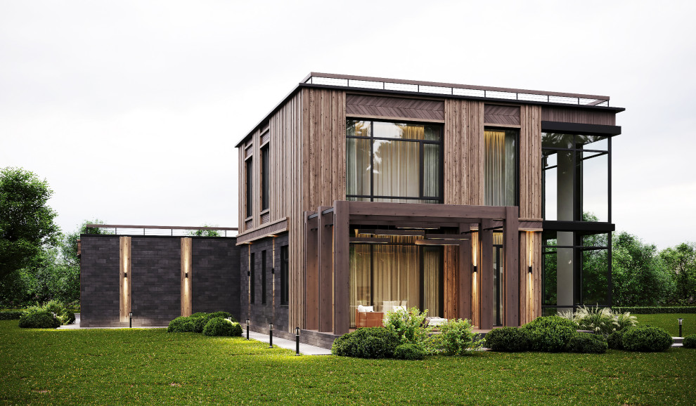 Современный коттедж в скандинавском стиле