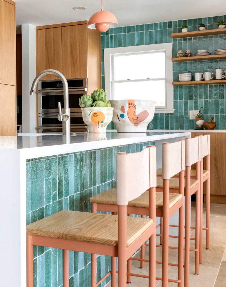 Central Austin House - Midcentury - Kitchen - Austin - by Ice Interior ...