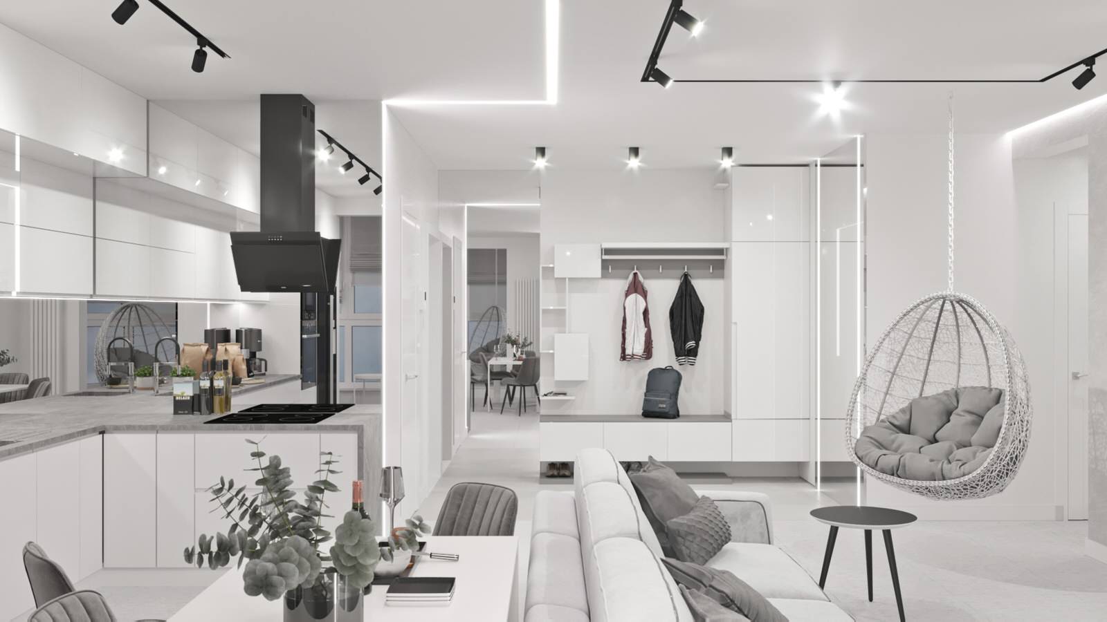 Трёхкомнатная квартира в ЖК на Высоте, г.Краснодар