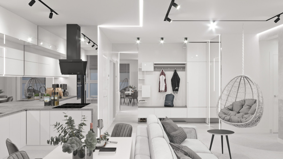 Трёхкомнатная квартира в ЖК на Высоте, г.Краснодар