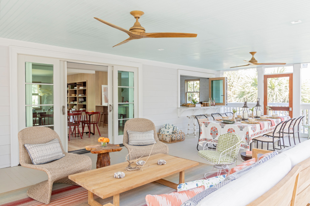 Sullivans Island Mix - Beach Style - Porch - Charleston - by Jill ...