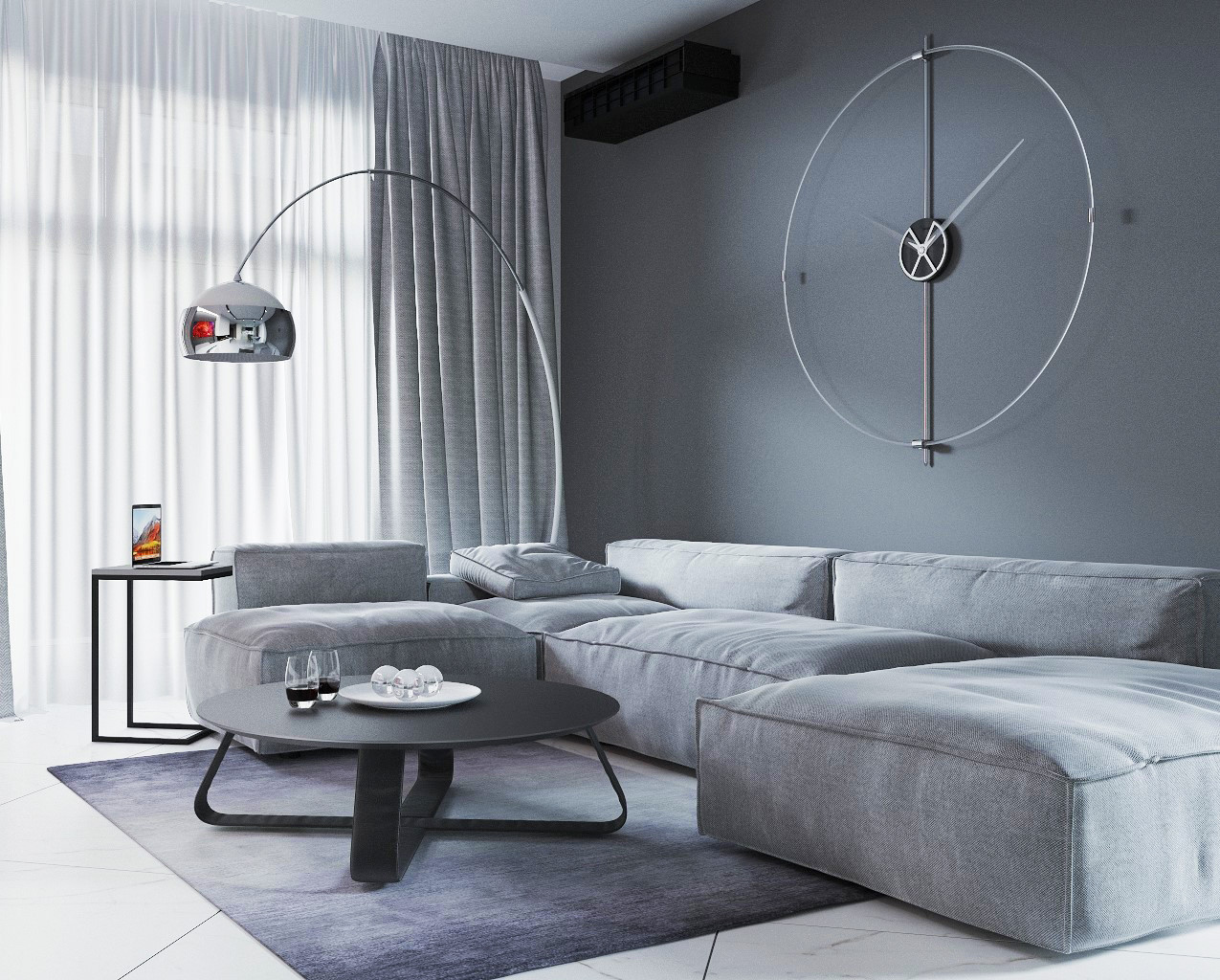 Гостинная для загородного дома