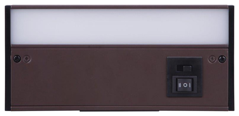 Undercabinet 3-in-1 Color Temperature Adjustable 8" LED Light Bar, Bronze