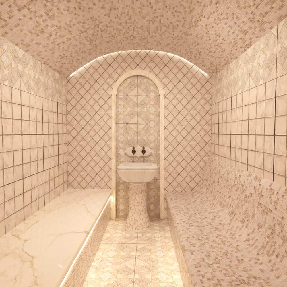 Дизайн зоны барбекю, басена