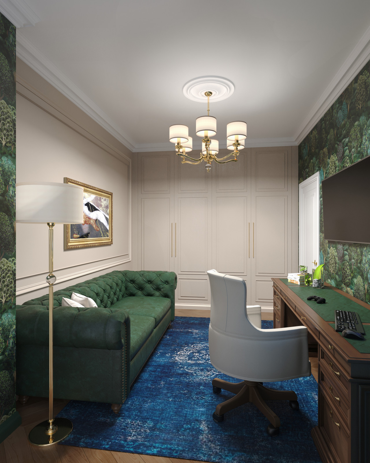 Трёхкомнатная квартира  101 м.кв.