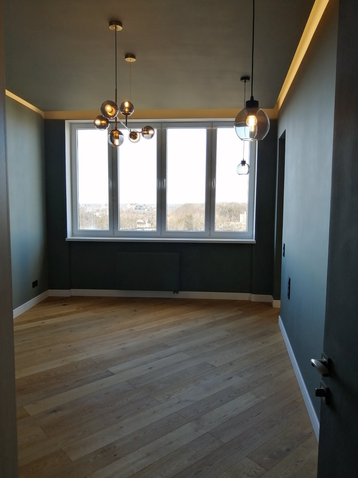 Интерьер  квартиры со сложной планировкой