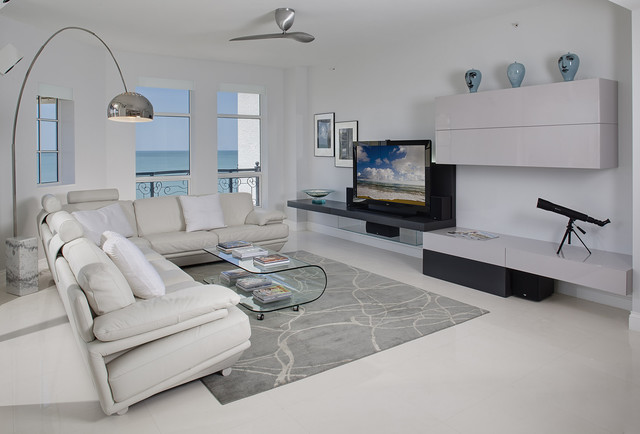 Naples Florida contemporary-living-room