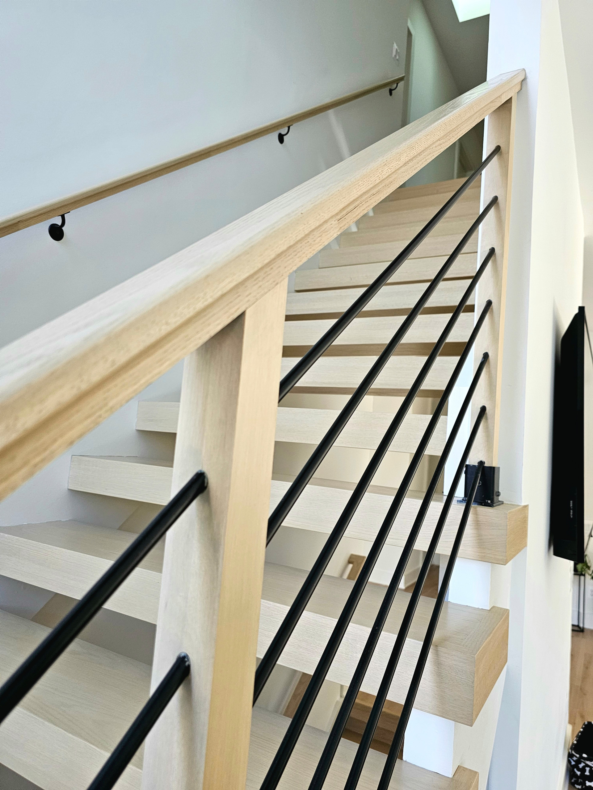 111_Open-Rise Stair with a Stunning Pool View, Great Falls, VA 22066