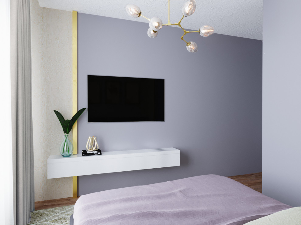 Спальня в светлых тонах