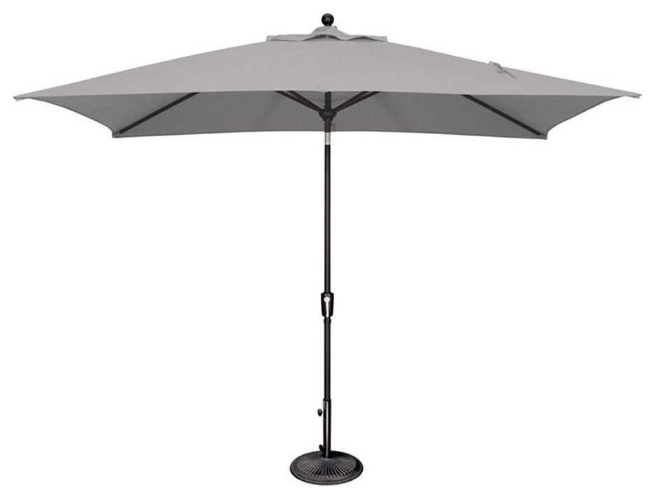 Simply Shade Catalina 120" Octagon Push Button Tilt Umbrella in Black