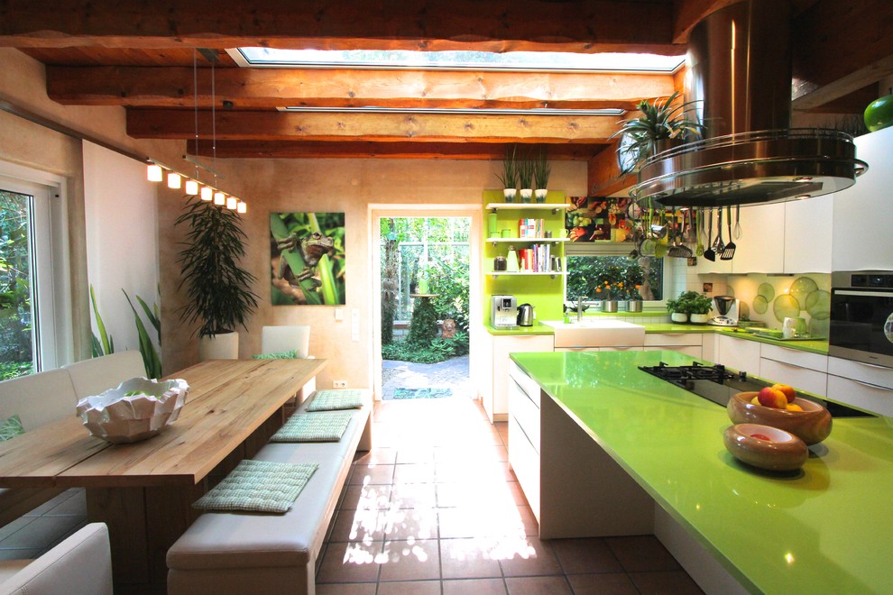 Mediterranes Wohnzimmer in Berlin