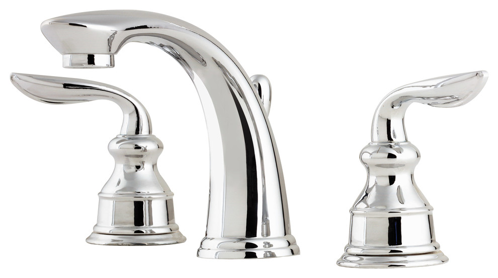 Avalon 8 in. Widespread 2-Handle High Arc Bathroom Faucet in Polished Chrome