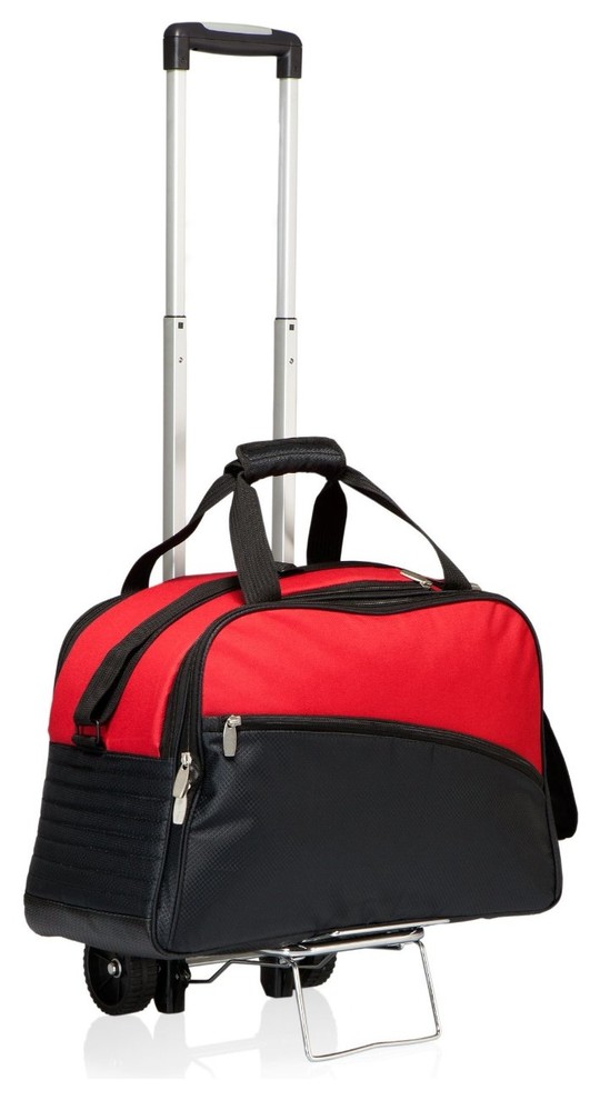 Tundra Insulated Cooler- Red with Trolley