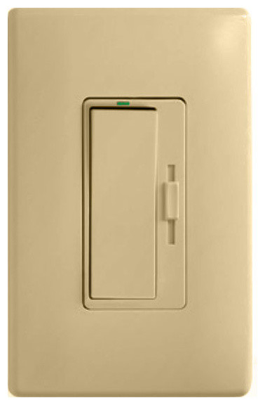 Harmony Universal Dimmer Switch w/ Ivory Wall Plate - LED/CFL/Hal./Incan. | Legr