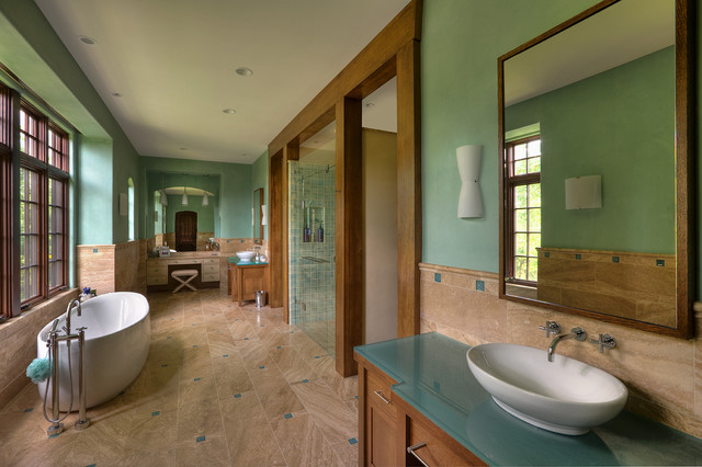 Master Bath mediterraneo-cuarto-de-bano