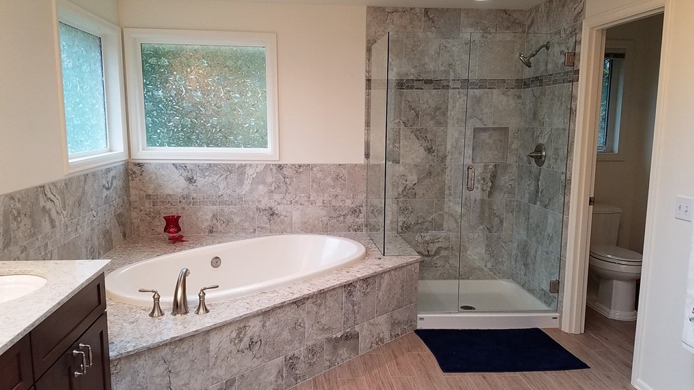 Inspiration for a transitional bathroom remodel in Seattle