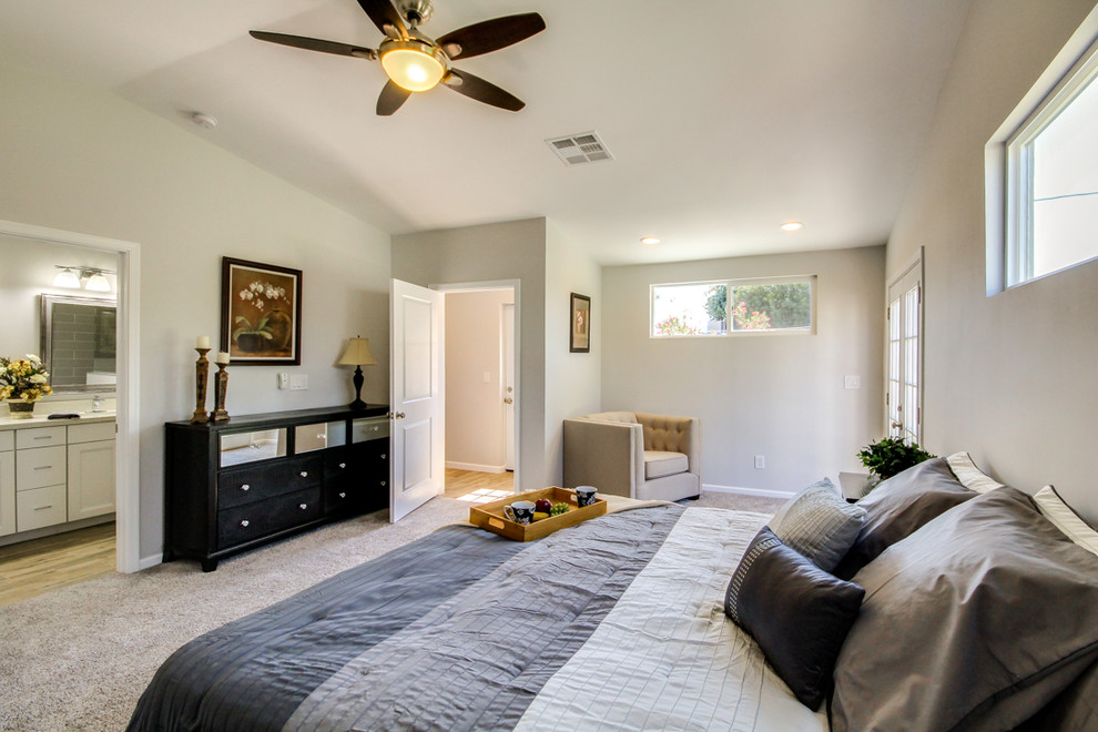 Transitional bedroom photo in Phoenix
