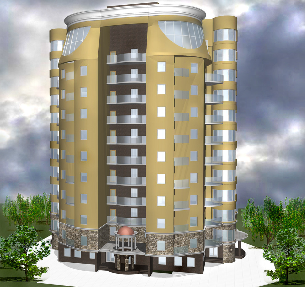 Индивидуальный жилой дом в городе Раменское московской области. Эскизный проект.