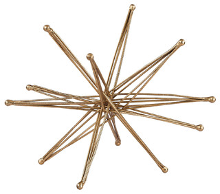 Wire Exploding Star Decor