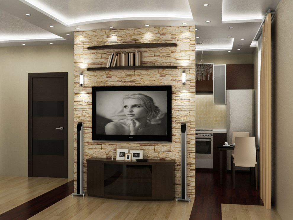 Дизайн 1-комнатной квартиры Молоково