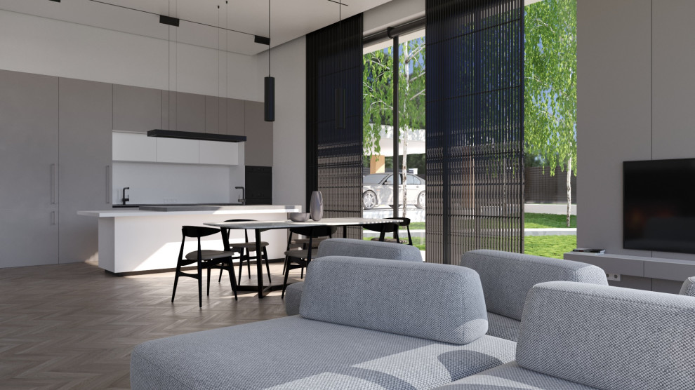 П-образный дом