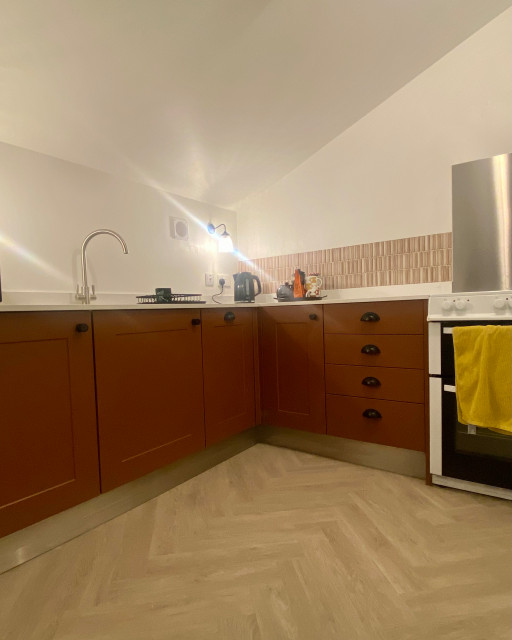 Kent Barn Conversion trendy-koekken