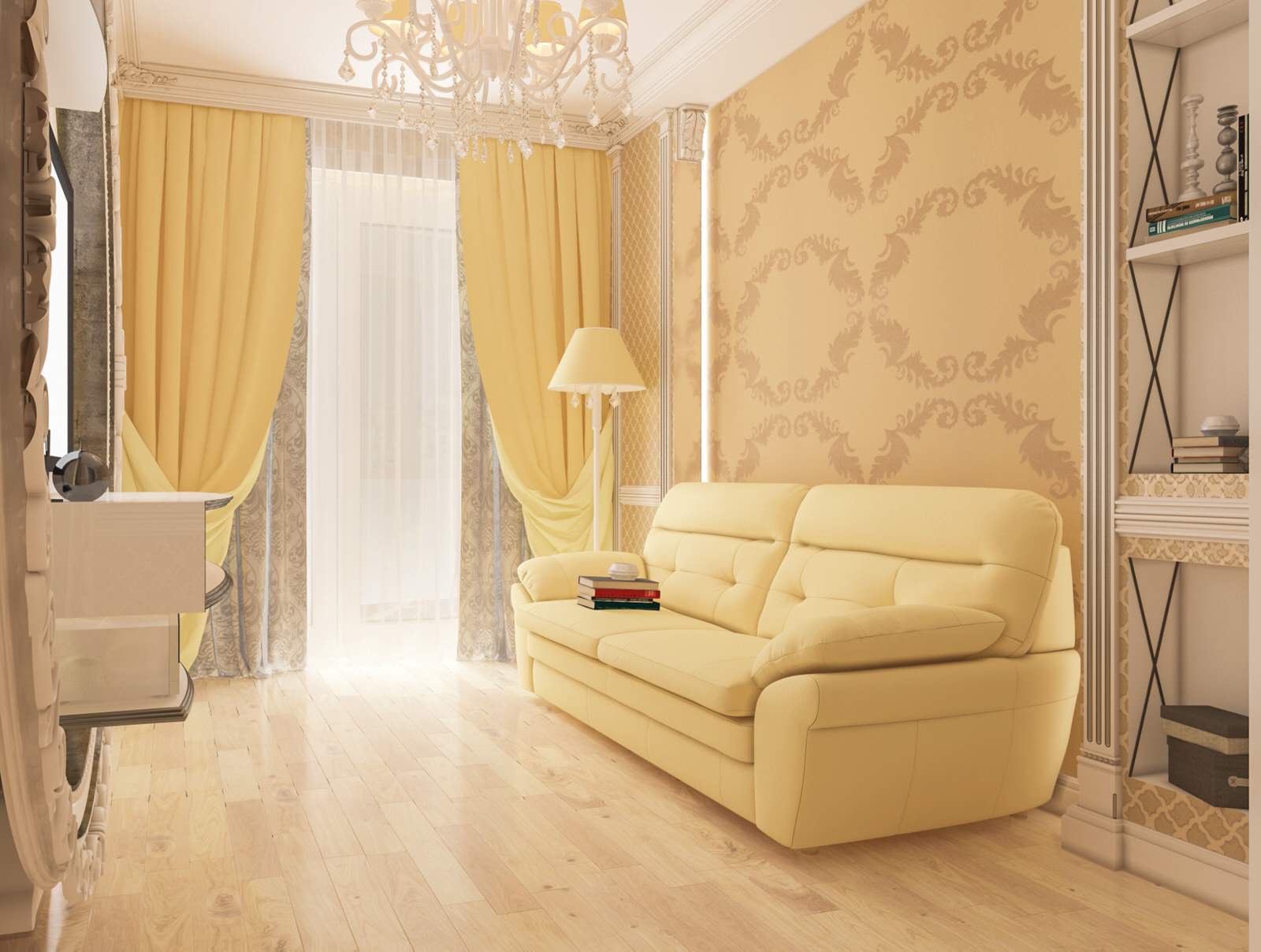 Интерьер квартиры в городе Горячий Ключ ЖК Лебединое Озеро