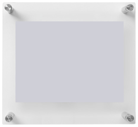 5x7" Photo Frame Double Panel Acrylic Wall Frame (10x12" Frame)