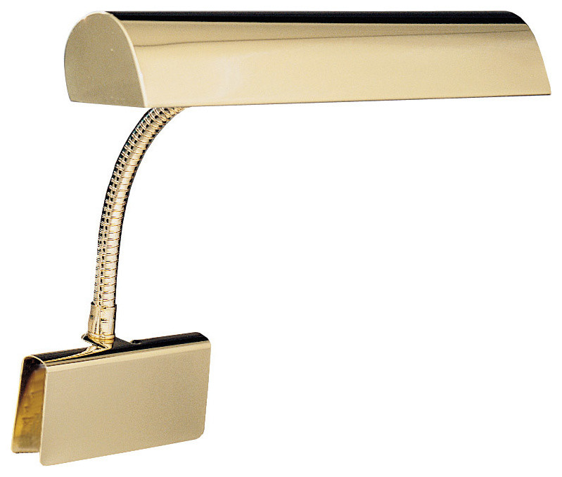 Grand Piano Lamp 14" Polished Brass