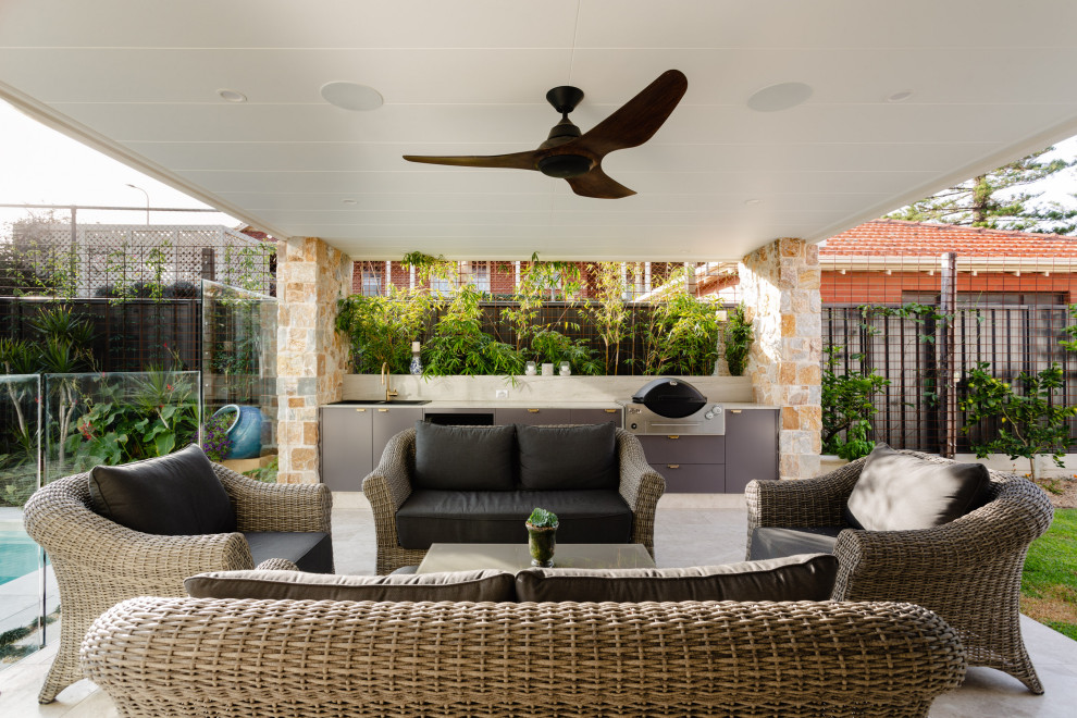 Photo of a beach style patio in Adelaide.