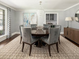 Transitional Dining Room by Loftus Design, LLC