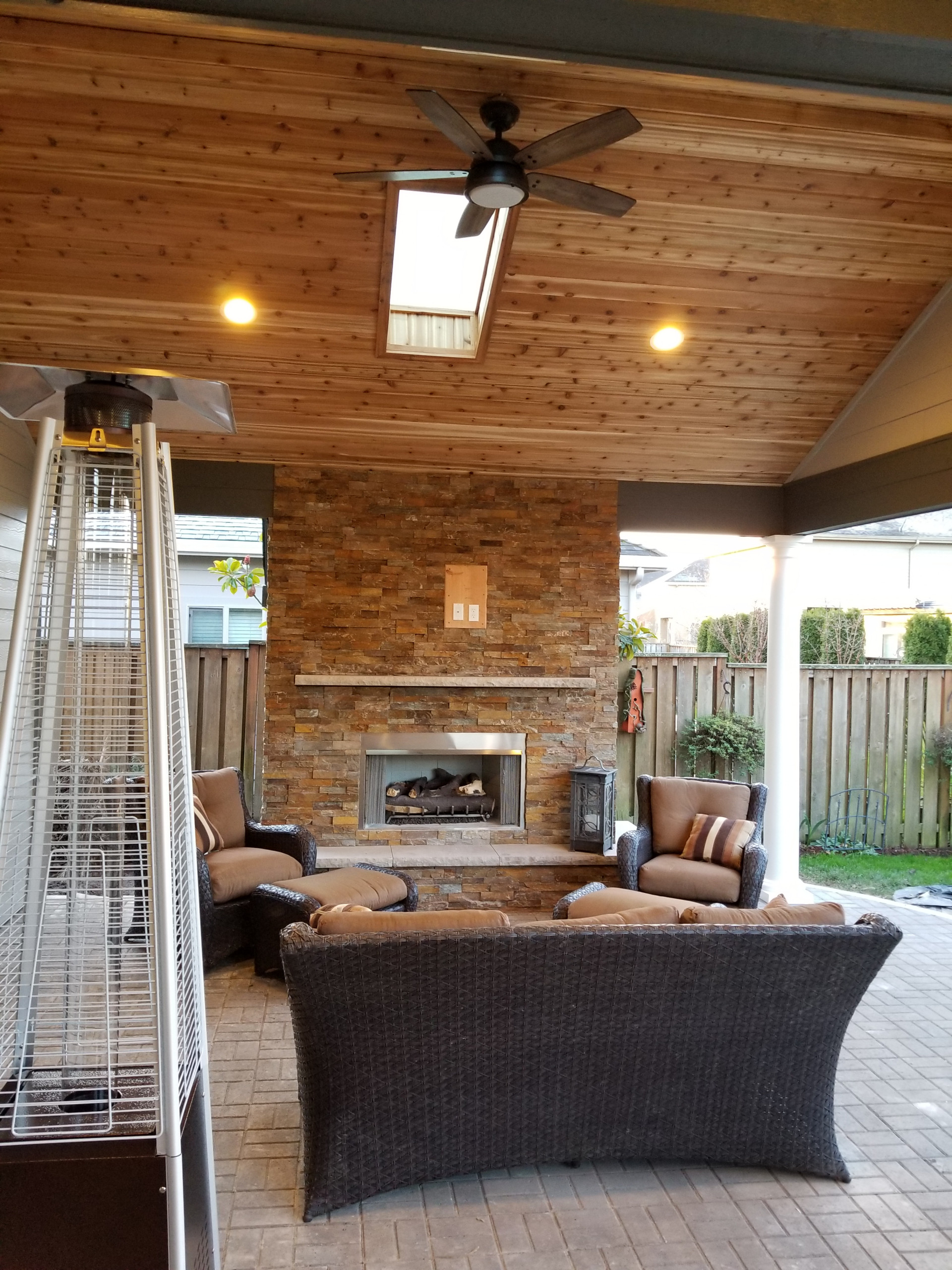 outdoor living space