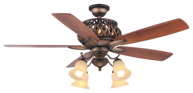 Wind River Estela 52 Ceiling Fan Wr1431fb French Beige