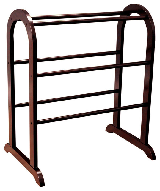 Quilt Rack Transitional Blanket And Quilt Racks by Megahome Houzz