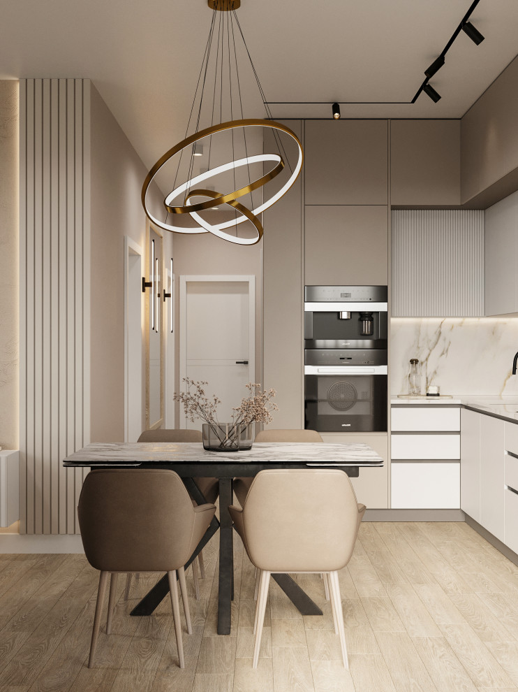 Современная квартира для семьи с двумя детьми