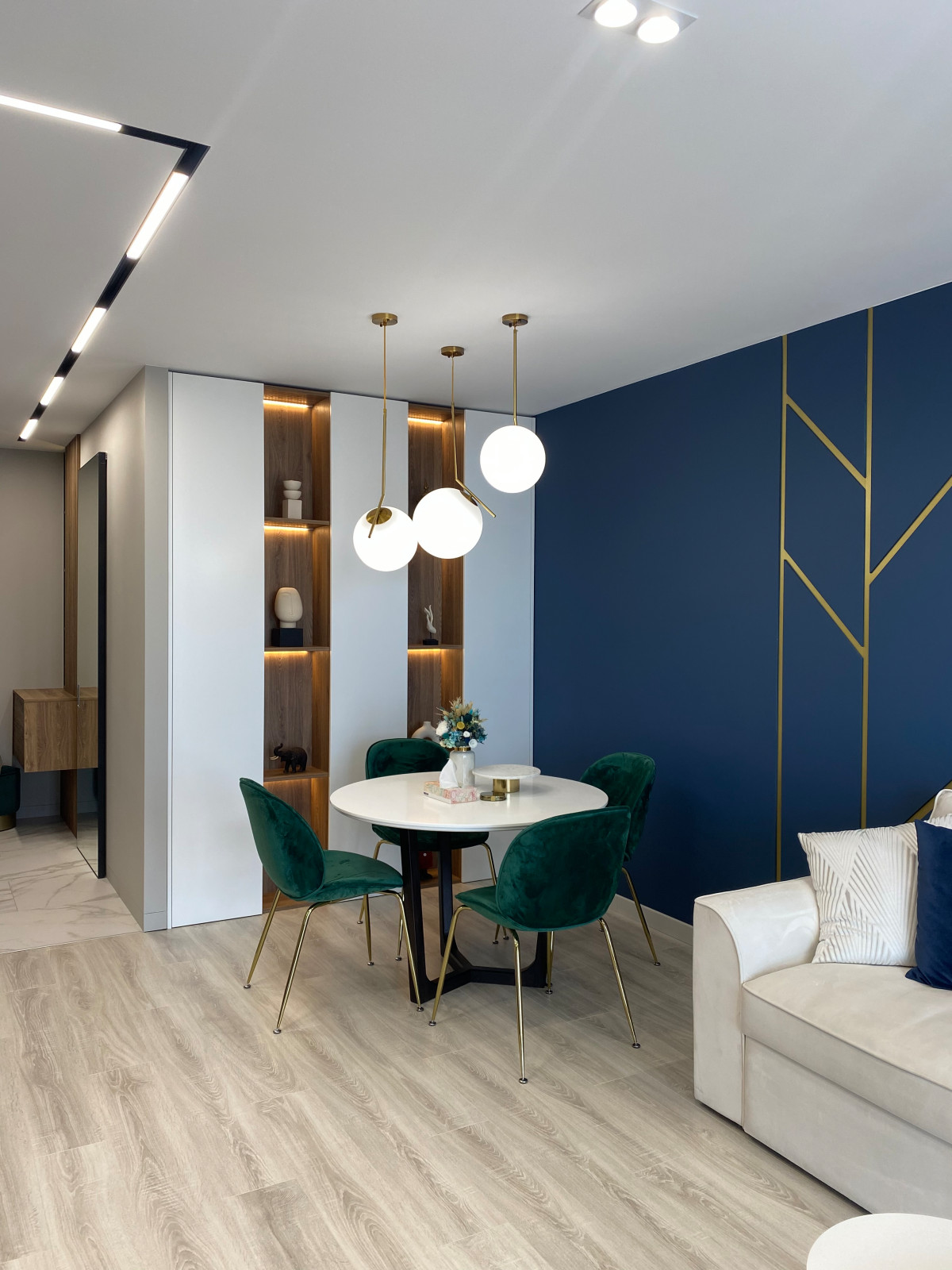 Реализованный дизайн квартиры