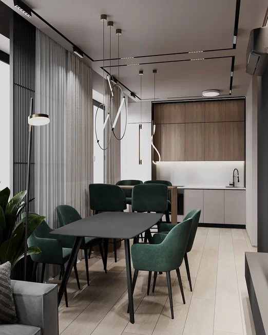 Ремонт квартиры свободной планировки для супружеской пары