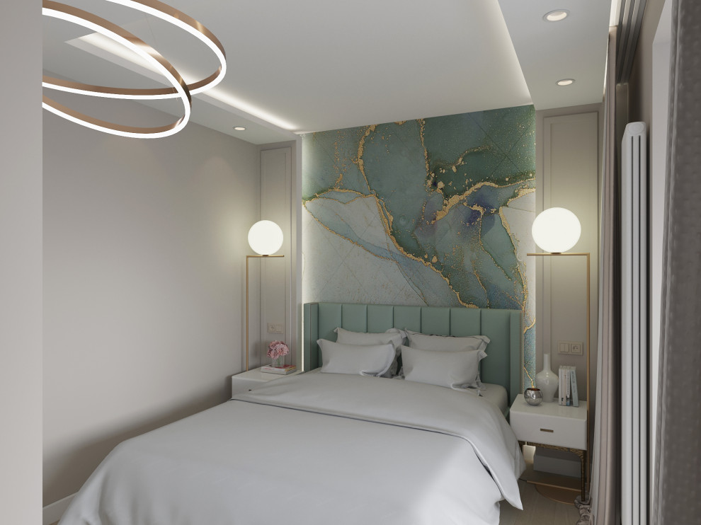 Квартира 110 м2. Природный аквамарин