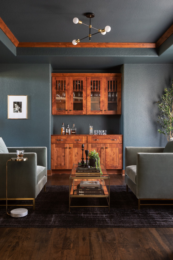 Pewaukee Whole Home Renovation - Transitional - Home Bar - Milwaukee ...