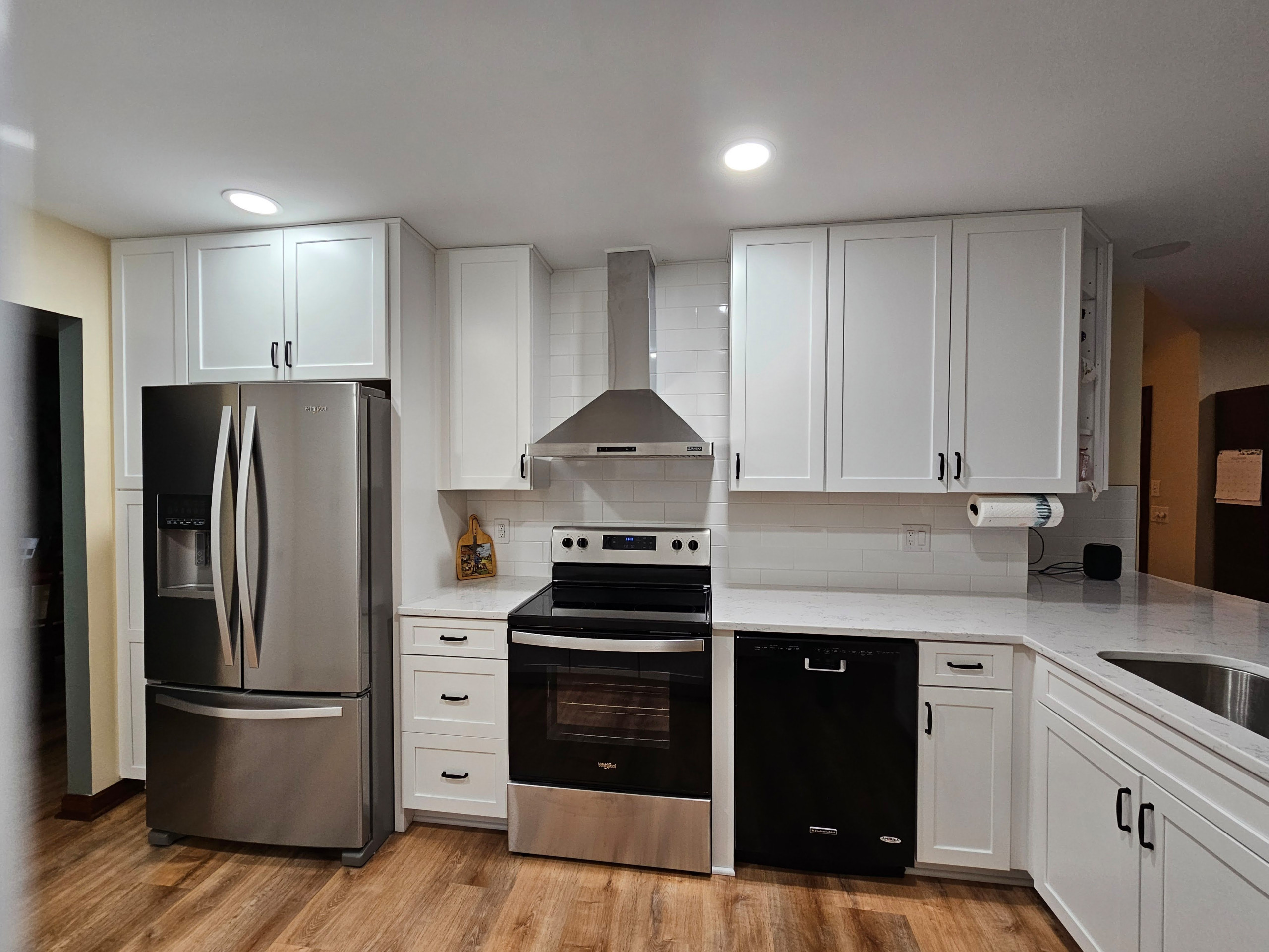 White Modern Kitchen Update